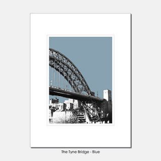 tyne bridge newcastle art print by bronagh kennedy   limited edition prints