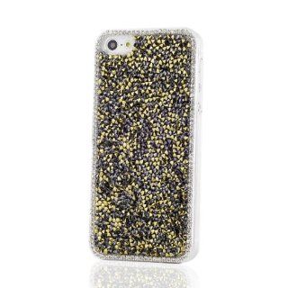Handmade Glitter Bling Clear Crystal Cover Case For iPhone 5 5G PC508 Cell Phones & Accessories