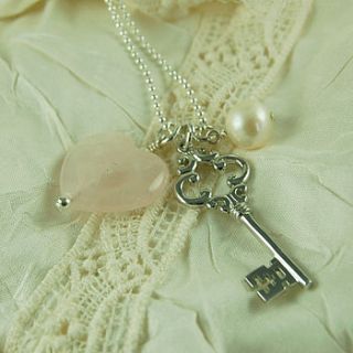 sterling silver key pendant by highland angel