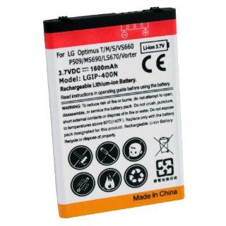 LGIP 400N Battery For LG Optimus S LS670 T P509 Cell Phones & Accessories