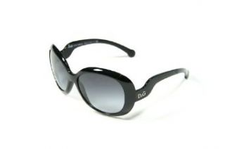 D&G Sunglasses DD 8063 501/8G Acetate plastic Black Gradient grey black Clothing