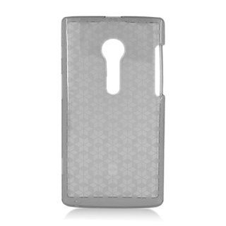 Sony Xperia Ion / 28I Skin Cover Tpu Transparent Checker Pattern Black501 Cell Phones & Accessories