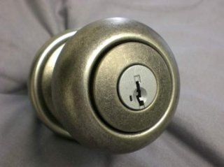 Kwikset 740H 502 RCAL RCS SMT Rustic Pewter Hancock Entry Knob with SmartKey (SMT)   Entry Doorknobs  