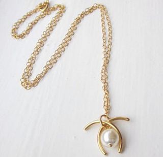 pearl gold necklace by julia ann davenport jewellery