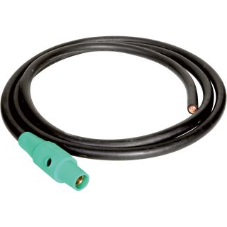 CEP Power Cord with Cam Lock — 200 Amps, 10Ft.L, Green, Model# 6121PG  Generator Power Distribution