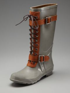 Willis Lace Up Rain Boot by BCBGMAXAZRIA Shoes