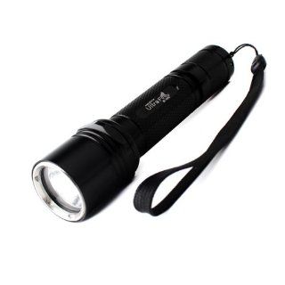 UltraFire WF 504B SSC Z7 530 Lumen 3 Mode White LED Light Torch Flashlight   Black (1 x 18650)   Basic Handheld Flashlights  