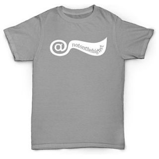 personalised social networking user tshirt by flaming imp