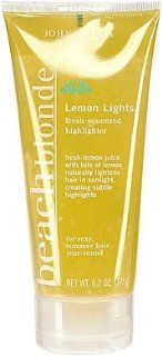 John Frieda Beach Blonde Lemon Lights Fresh Squeezed Highlighter, One 6.2 Oz. Tube.  Hair Highlighting Products  Beauty