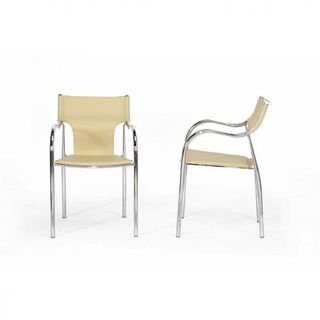 Harris Ivory Modern Dining Chair   Set of 2