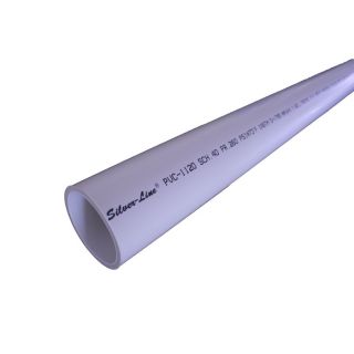 Silver Line Plastics 2 in x 20 ft 280 PSI Schedule 40 PVC Pressure Pipe