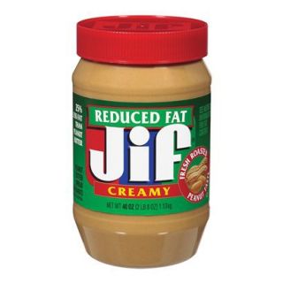 Jif Reduced Fat Creamy Peanut Butter 40 oz
