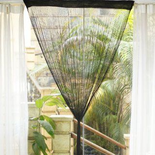 Shop Fringe Tassel Window Door Divider Curtain Hanging String, Door Curtain, Window Curtain, Room Divider or a Background for a Shop Window Display (Black) at the  Home Dcor Store. Find the latest styles with the lowest prices from Generic