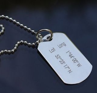 personalised engraved signature necklace by capture & keep