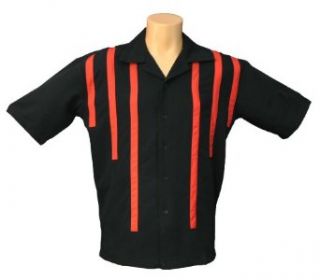 Mens Retro Bowling Shirt, BIG & Tall Sizes Small, Medium, L, XL, 2XL Clothing