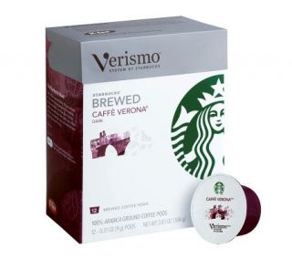 Starbucks Verismo Verona Coffee Pods   72 Pack —