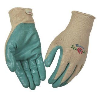 Kinco 1891W Nitrile Gripping Women's Glove, Work, Medium, Gray (Pack of 12 Pairs)