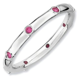 ruby station ring in sterling silver $ 59 00 ring size select one 5