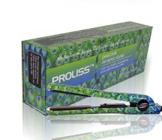 Proliss Infusion Peacock Ceramic Styler 1.12 Inch 100% Solid Ceramic  Flattening Irons  Beauty