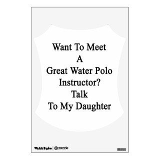 Want To Meet A Great Water Polo Instructor Talk To Wall Skins