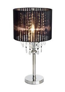 shaded chandelier lamp by made with love designs ltd