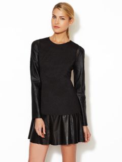 Rio Leather Sleeve Top by Stella & Jamie