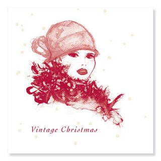 vintage christmas card by soul water