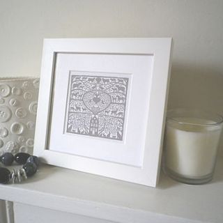 miniature heart of the home print by glyn west design