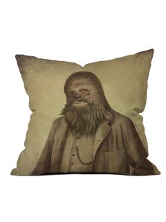Terry Fan Chancellor Chewie Throw Pillow by DENY Designs