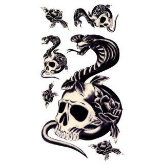 Skull & Cobra Tattoos   Childrens Temporary Tattoos