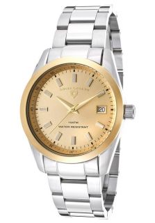 Swiss Legend 21398 10 GB  Watches,Womens Classic Gold Tone Dial Stainless Steel, Casual Swiss Legend Quartz Watches