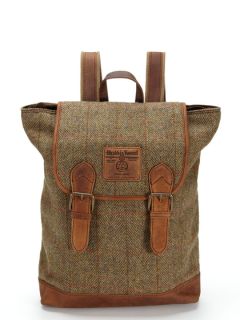 Harris Tweed Large Rucksack Bag by The British Belt Company