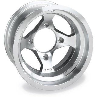 AMS Cast Aluminum UTV 12x7 Front Wheel   Machined, 4/110, 5+2 * , Material Aluminum 0021270B MACH Automotive