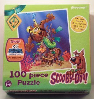 Scooby Doo Scuba Diving for Under Sea Treasure 100 Piece Puzzle Toys & Games