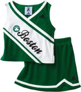 NBA Toddler Boston Celtics 2 Piece Cheerleader Set   R248Tqce (Kelly, 2T)  Sports Fan Apparel  Clothing