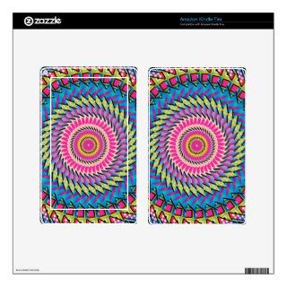 Colorful Kaleidoscope Design Skins For Kindle Fire