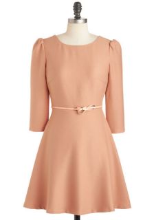 Apricot Dahlia Dress  Mod Retro Vintage Dresses