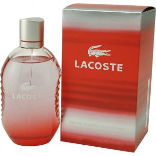 Lacoste Red Style In Play for Men Eau De Toilette Spray   4.2oz