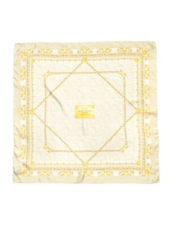 Chain Link Silk Square Scarf 34" by Versace