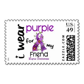 Lupus I WEAR PURPLE FOR MY FRIEND 43 Postage Stamps