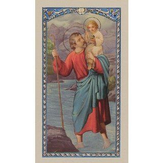 Prayer to St. Christopher   Prayer Card  Greeting Cards 