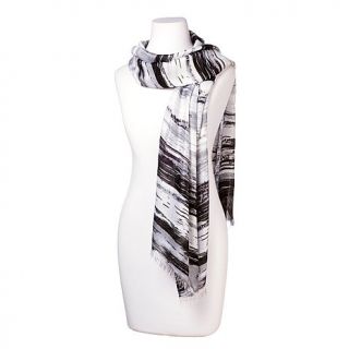 Curations with Stefani Greenfield Printed Scarf with Fringe