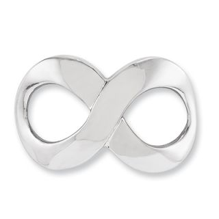 0mm Polished Infinity Slide in Sterling Silver   Zales