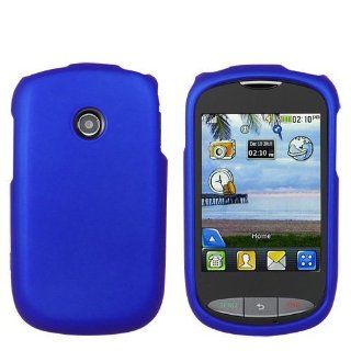 TOOGOO Blue Rubberized Protector Case for LG 800G Cell Phones & Accessories