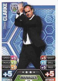 Match Attax 2013/2014 Steve Clarke West Brom 13/14 Manager Toys & Games