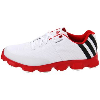Adidas Men's CrossFlex White/ Red Golf Shoes Adidas Men's Golf Shoes