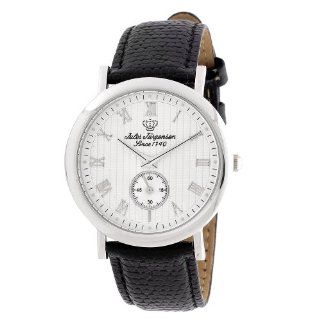 Jules Jurgensen Men's 7857WR Leather Strap Watch at  Men's Watch store.