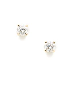 0.50 Total Ct. Diamond & Gold Stud Earrings by Nephora