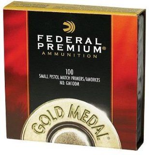 Federal GM215M Gold Medal Rifle Magazine Match Primer (100 Count), Large  Gun Ammunition And Magazine Pouches  Sports & Outdoors