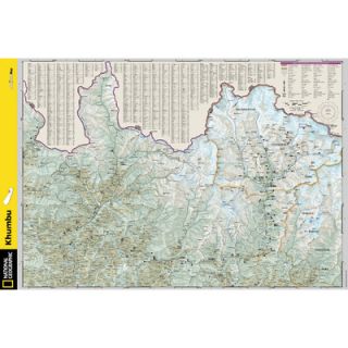 National Geographic Maps Khumbu, Nepal Map